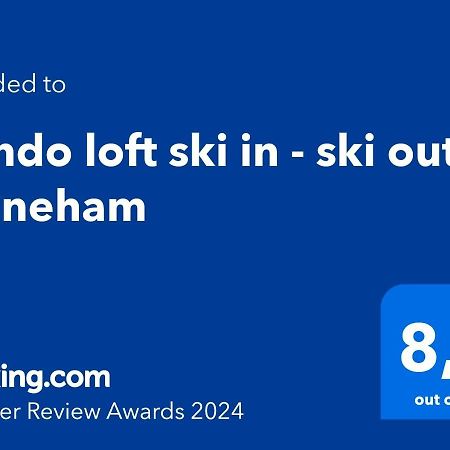 Condo Loft Ski In - Ski Out A Stoneham Bagian luar foto