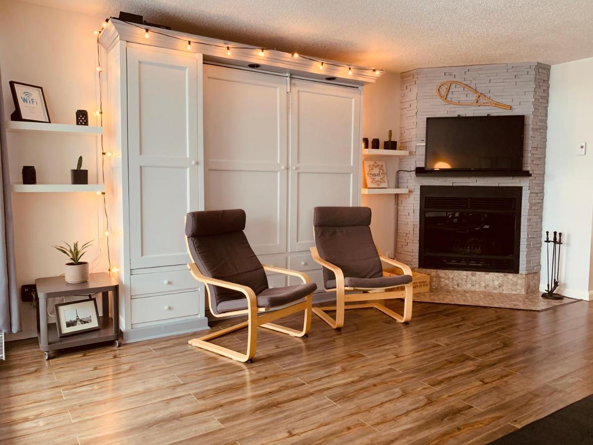 Condo Loft Ski In - Ski Out A Stoneham Bagian luar foto