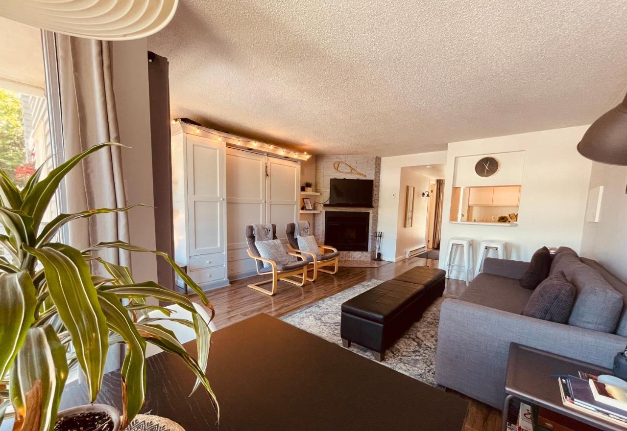 Condo Loft Ski In - Ski Out A Stoneham Bagian luar foto